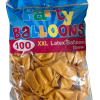 Ballonen XL Goud lachgas 100 stuks