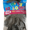XL Ballon voor lachgas 100 stuks (zwart)