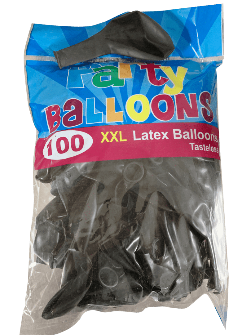 Zwarte ballonen 5000 stuks zakken) ⋆ LachgasBestellen
